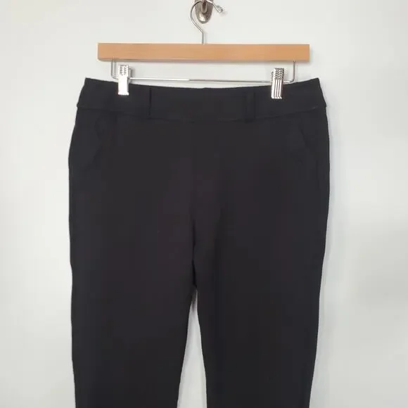 Frank & Eileen Murphy Billion Dollar Pant Raw Hem Brown Super Stretch Size Large